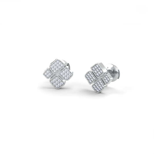 Stud earrings Full Paved Large
