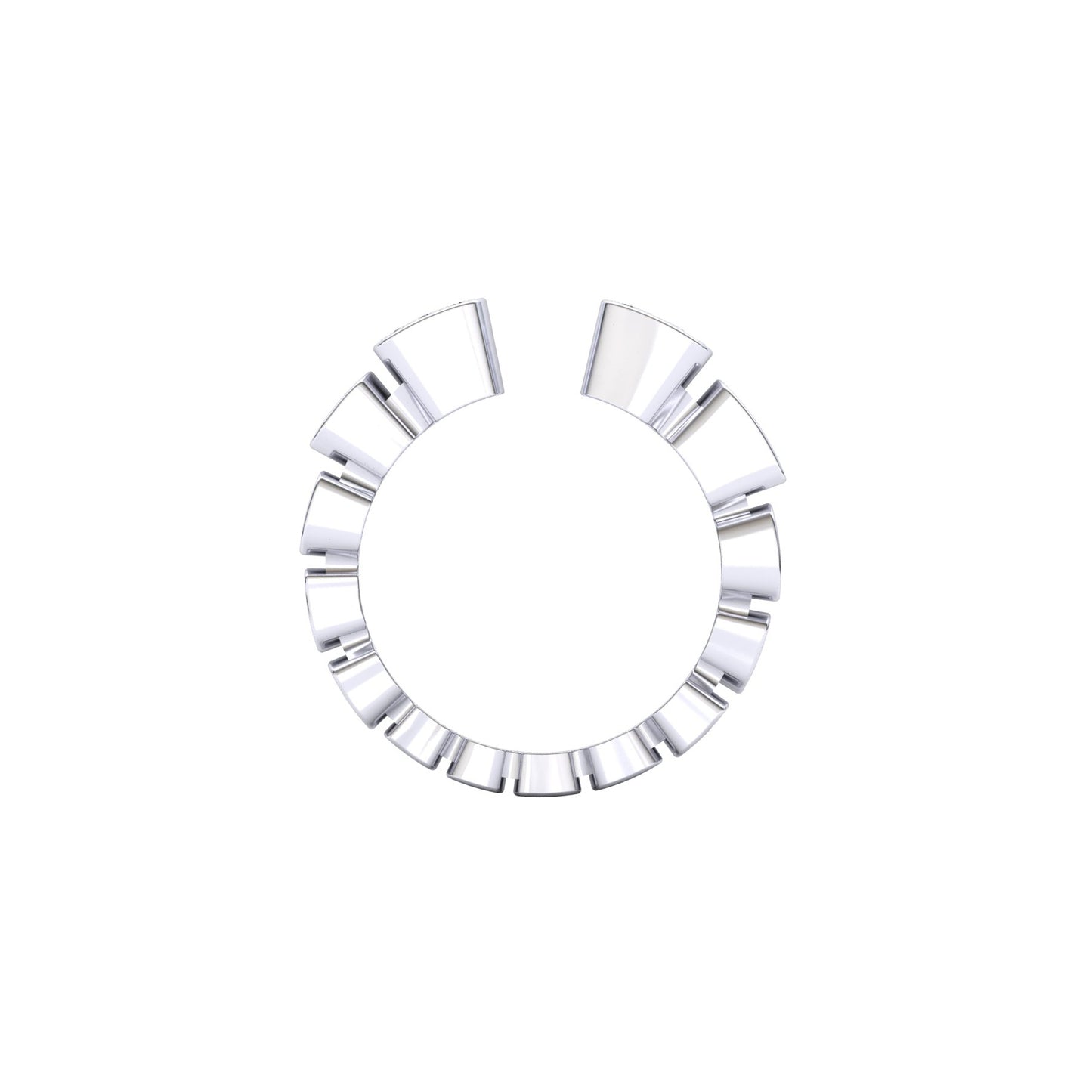 1 Row Open Ring Paved