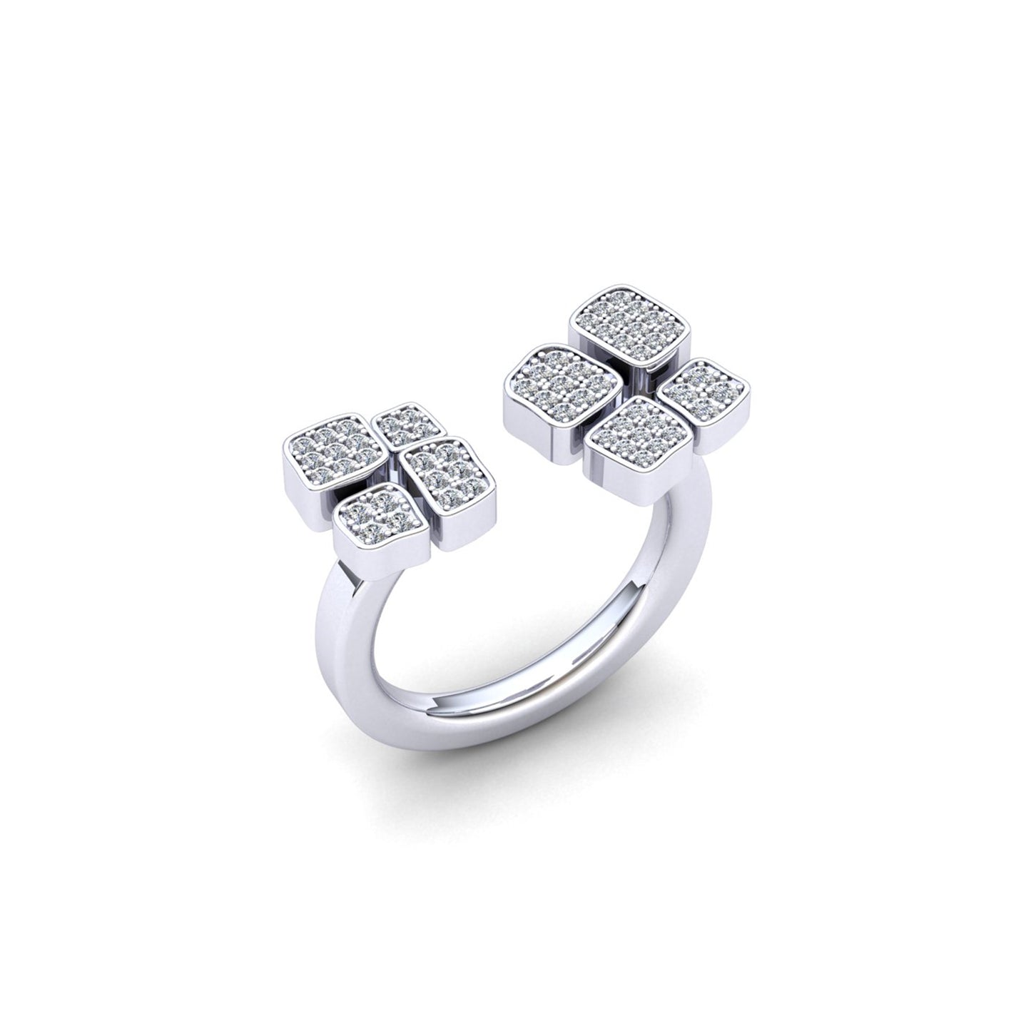 Open ring full paving