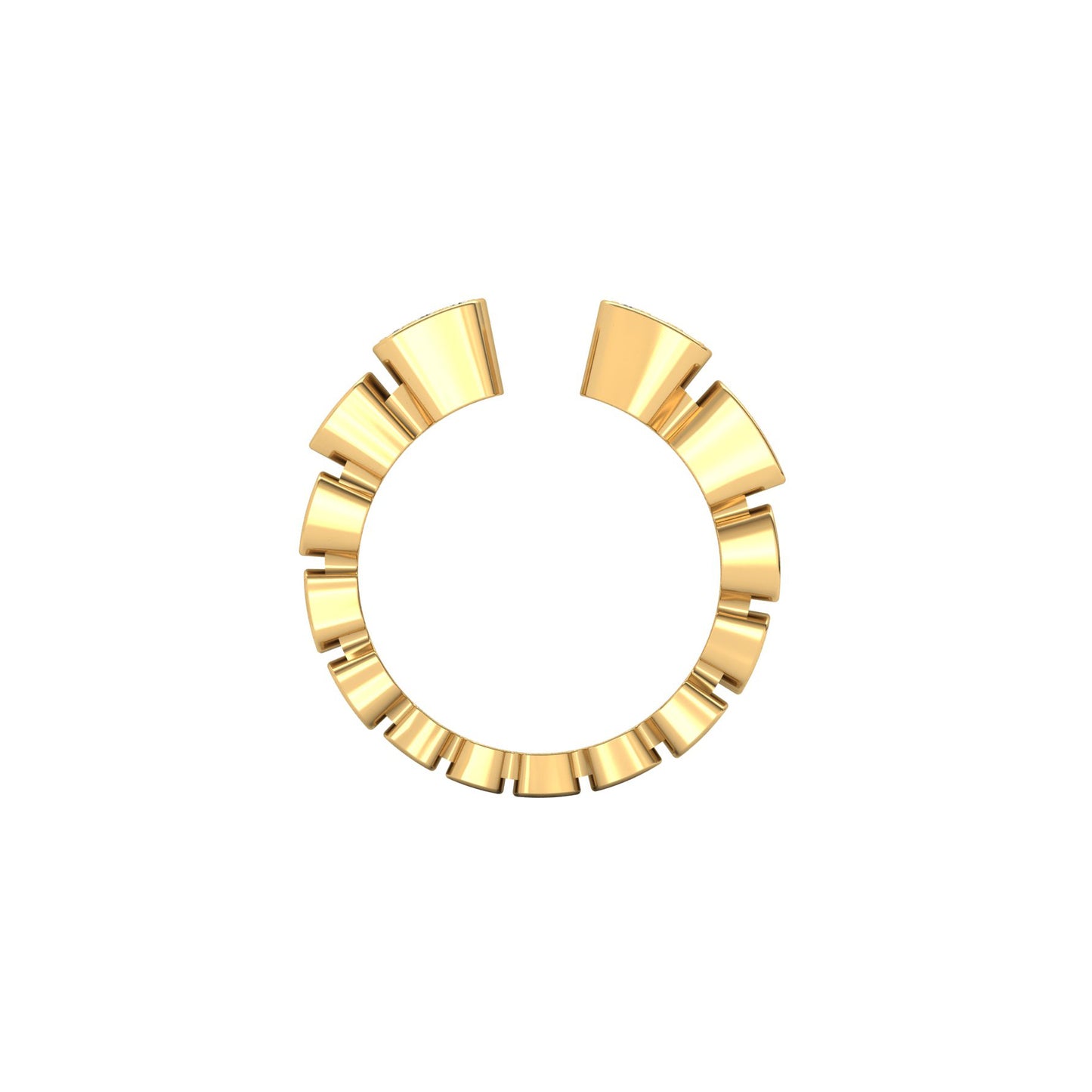 1 Row Open Ring Paved