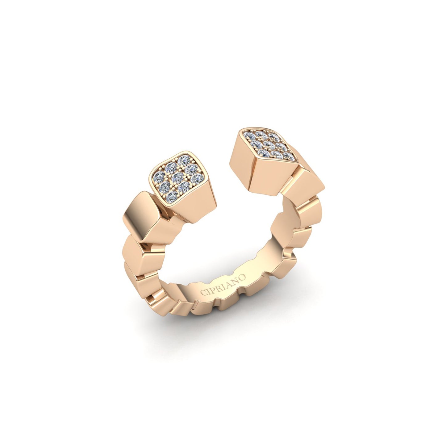 1 Row Open Ring Paved