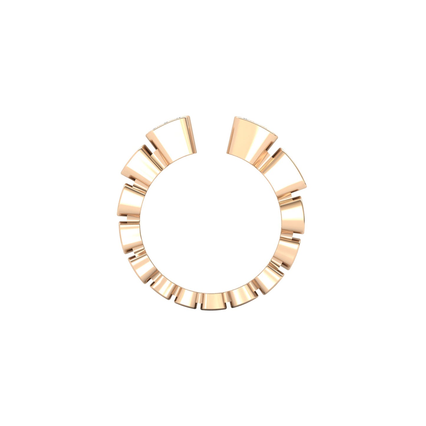 1 Row Open Ring Paved