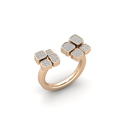 Open ring full paving