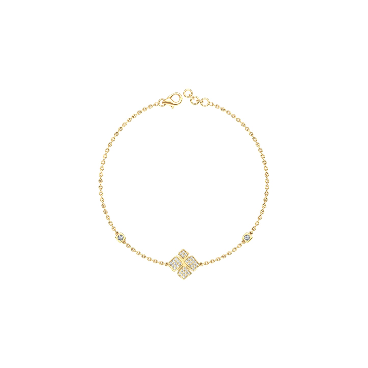 Chain bracelet Large Model full paved