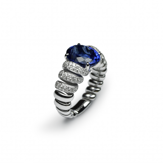 Tanzanite Oval Cut Ring