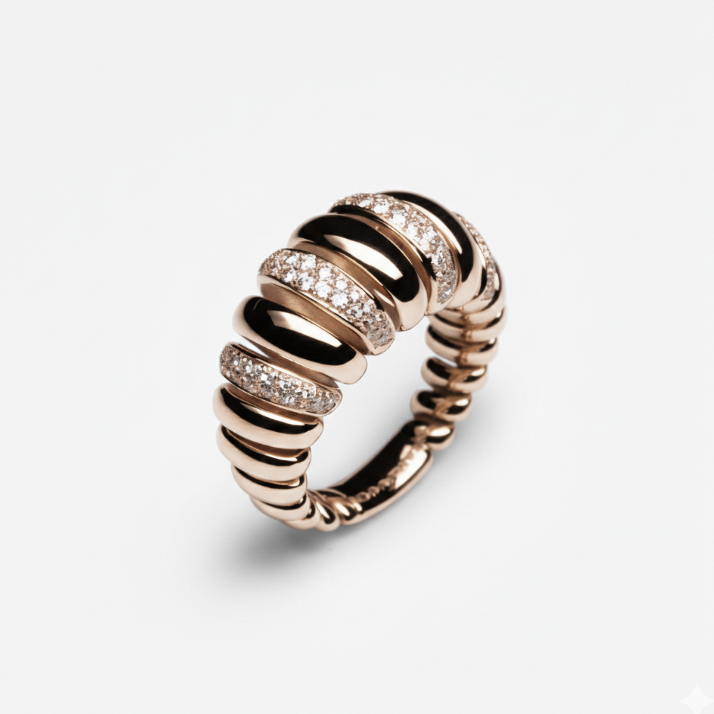 4 Rows Paved Ring Large Model