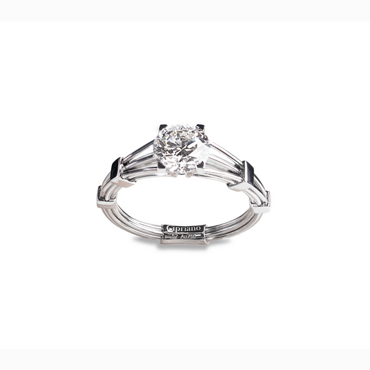 Solitaire Ring Brilliant-cut Diamond